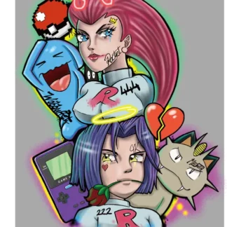 A3 Brock/Misty Print