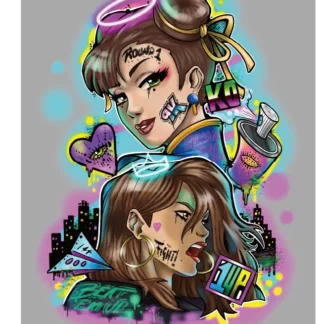 A3 Blaze & Chun Li Print