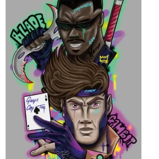 A3 Blade & Gambit Print
